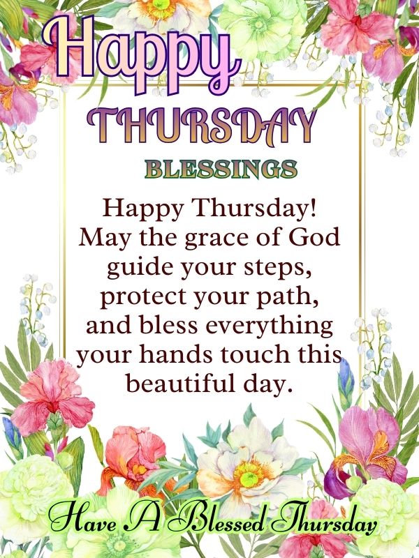 Happy Thursday Blessings
