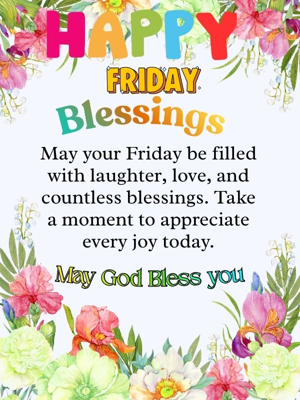 Happy Friday blessings