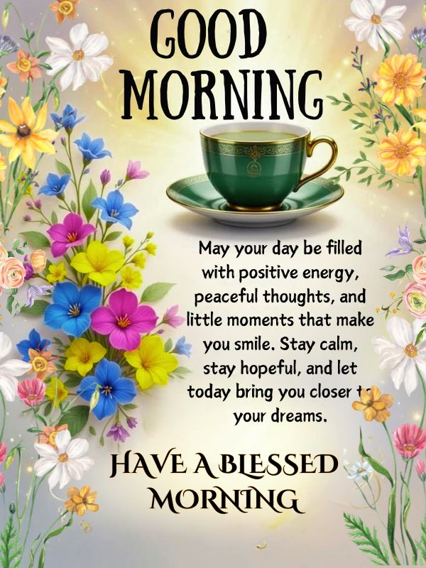 inspirational good morning blessings
