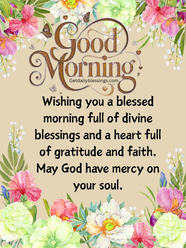 beautiful good morning blessings prayer