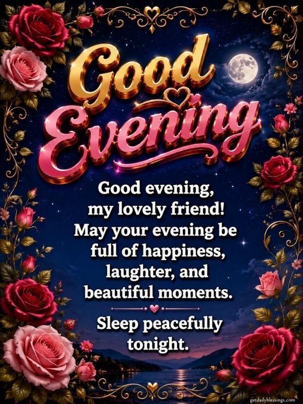 Good evening friends