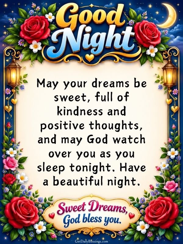 good night blessings
